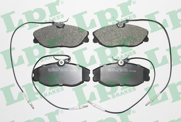 LPR 05P1104 - Brake Pad Set, disc brake parts5.com