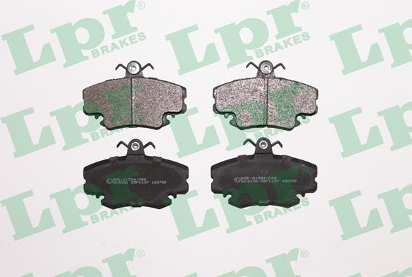 LPR 05P1107 - Brake Pad Set, disc brake parts5.com