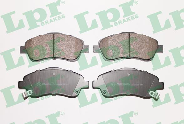 LPR 05P1114 - Fékbetétkészlet, tárcsafék parts5.com