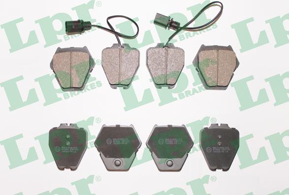 LPR 05P1121 - Set placute frana,frana disc parts5.com