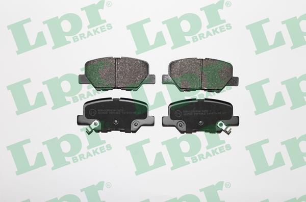 LPR 05P1802 - Brake Pad Set, disc brake parts5.com