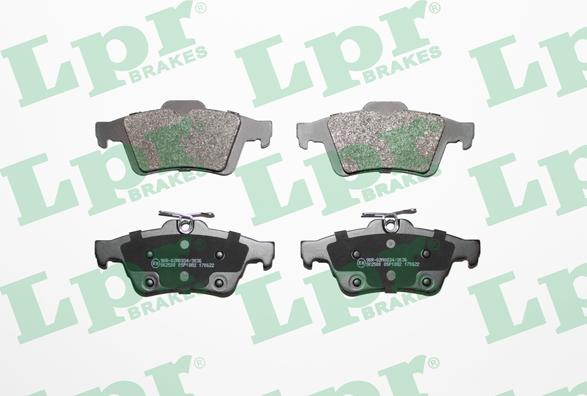 LPR 05P1882 - Fékbetétkészlet, tárcsafék parts5.com