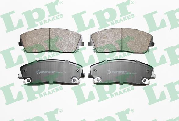 LPR 05P1399 - Brake Pad Set, disc brake parts5.com