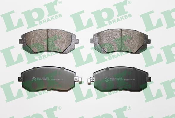 LPR 05P1363 - Kit de plaquettes de frein, frein à disque parts5.com