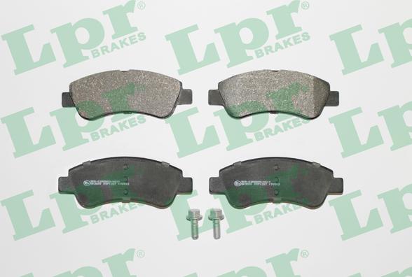 LPR 05P1327 - Bremsbelagsatz, Scheibenbremse parts5.com