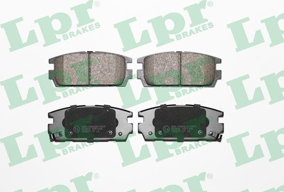 LPR 05P1290 - Brake Pad Set, disc brake parts5.com