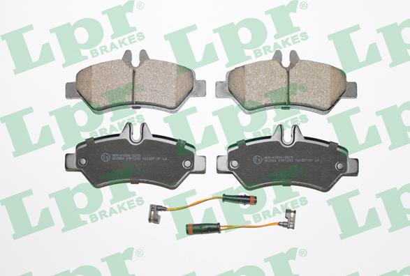 LPR 05P1293 - Brake Pad Set, disc brake parts5.com