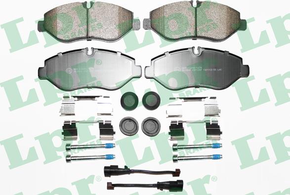 LPR 05P1297B - Kit de plaquettes de frein, frein à disque parts5.com