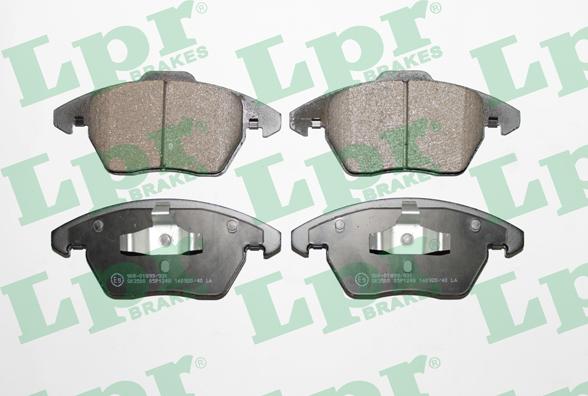 LPR 05P1248 - Brake Pad Set, disc brake parts5.com