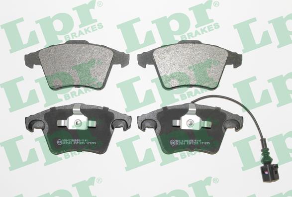 LPR 05P1205 - Brake Pad Set, disc brake parts5.com