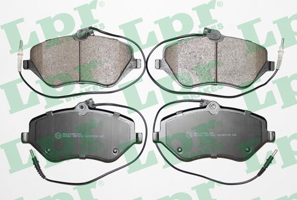 LPR 05P1202 - Brake Pad Set, disc brake parts5.com