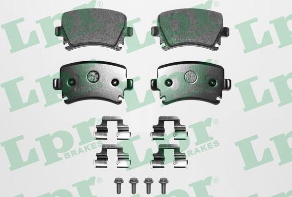 LPR 05P1219K - Тормозные колодки, дисковые, комплект parts5.com