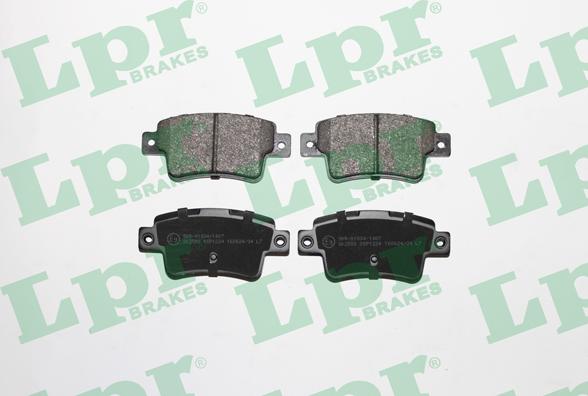 LPR 05P1224 - Brake Pad Set, disc brake parts5.com