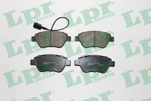 LPR 05P1225 - Brake Pad Set, disc brake parts5.com