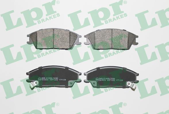 LPR 05P1222 - Set placute frana,frana disc parts5.com