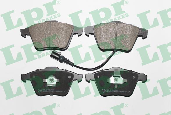 LPR 05P1270 - Brake Pad Set, disc brake parts5.com