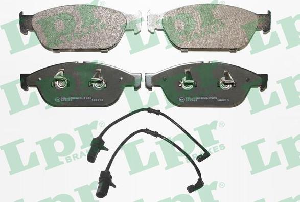 LPR 05P1743A - Brake Pad Set, disc brake parts5.com