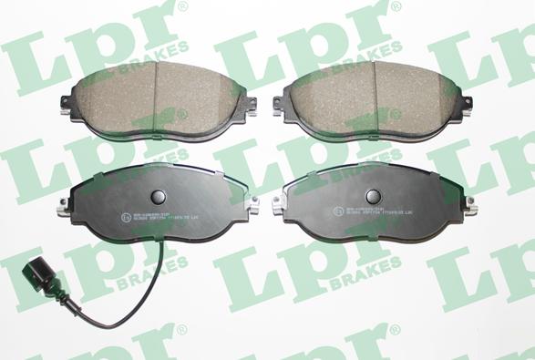 LPR 05P1734 - Brake Pad Set, disc brake parts5.com