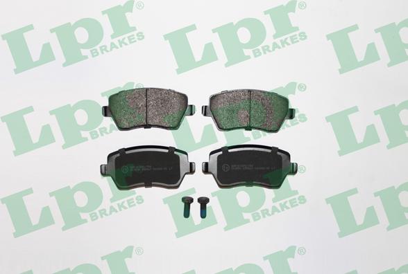 LPR 05P867 - Brake Pad Set, disc brake parts5.com