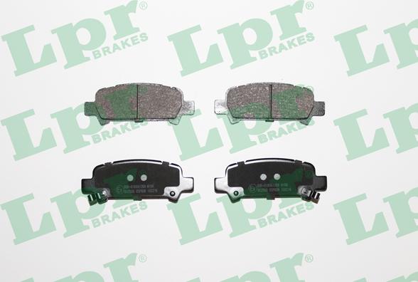 LPR 05P838 - Fren balata seti, diskli fren parts5.com