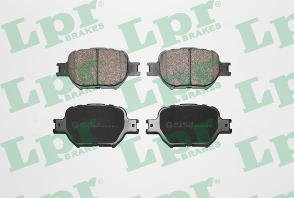 LPR 05P837 - Set placute frana,frana disc parts5.com