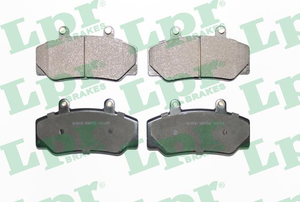 LPR 05P318 - Set placute frana,frana disc parts5.com