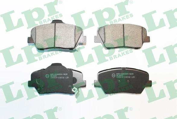 LPR 05P2032 - Brake Pad Set, disc brake parts5.com