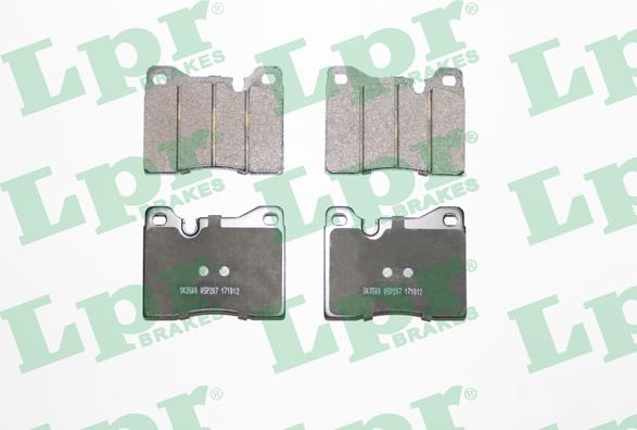 LPR 05P207 - Set placute frana,frana disc parts5.com