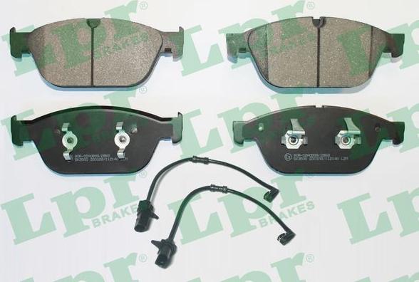 LPR 05P2140A - Brake Pad Set, disc brake parts5.com