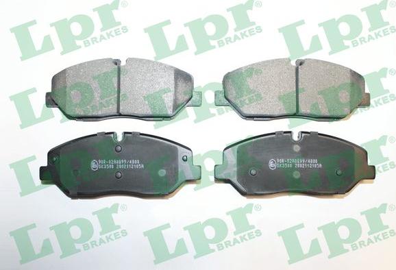 LPR 05P2105 - Brake Pad Set, disc brake parts5.com