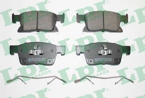 LPR 05P2129K - Brake Pad Set, disc brake parts5.com