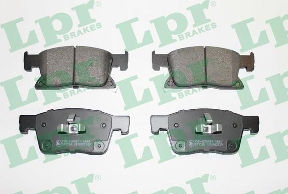 LPR 05P2129 - Brake Pad Set, disc brake parts5.com