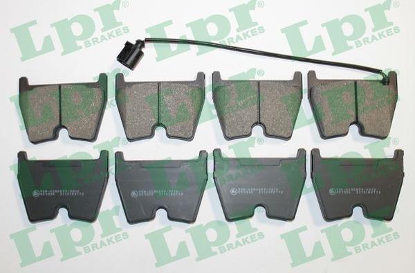 LPR 05P2172 - Sada brzdových destiček, kotoučová brzda parts5.com