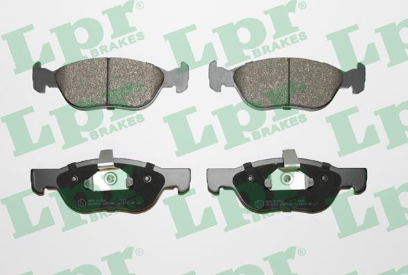 LPR 05P740 - Brake Pad Set, disc brake parts5.com