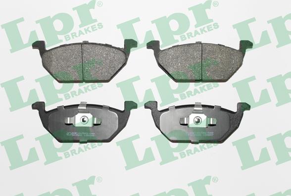 LPR 05P730 - Brake Pad Set, disc brake parts5.com