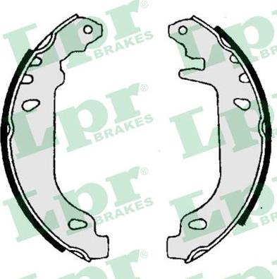 LPR 06020 - Bremsbackensatz parts5.com