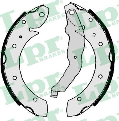 LPR 06860 - Brake Shoe Set parts5.com