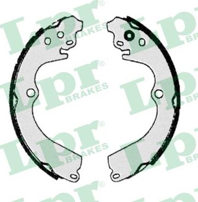 LPR 06230 - Fékpofakészlet parts5.com