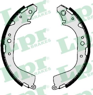 LPR 06710 - Fékpofakészlet parts5.com