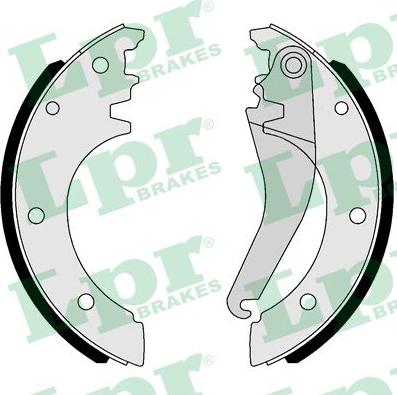 LPR 01052 - Set saboti frana, frana de mana parts5.com