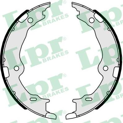 LPR 01067 - Set saboti frana, frana de mana parts5.com