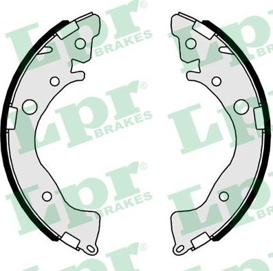 LPR 01079 - Set saboti frana parts5.com