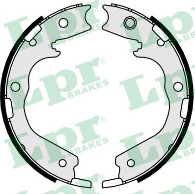 LPR 01078 - Set saboti frana, frana de mana parts5.com