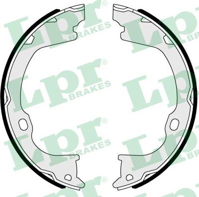 LPR 01102 - Set saboti frana, frana de mana parts5.com