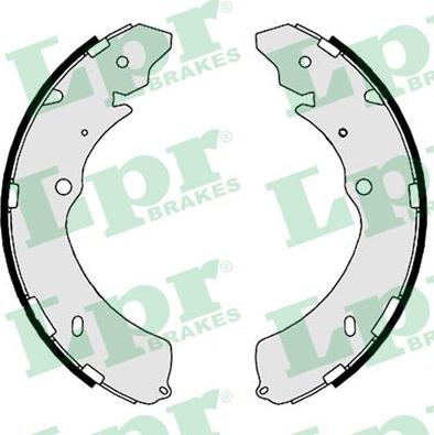 LPR 08910 - Set saboti frana parts5.com