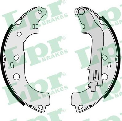 LPR 08590 - Brake Shoe Set parts5.com