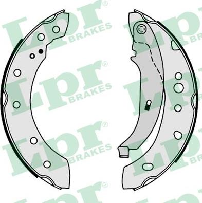 LPR 08680 - Brake Shoe Set parts5.com