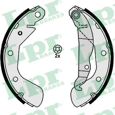 LPR 08130 - Set saboti frana parts5.com