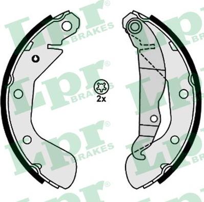 LPR 08120 - Set saboti frana parts5.com