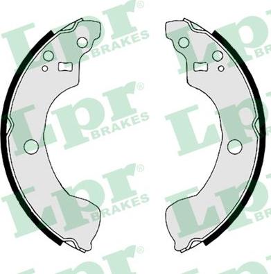 LPR 08870 - Brake Shoe Set parts5.com